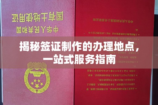 云霄揭秘签证制作的办理地点，一站式服务指南