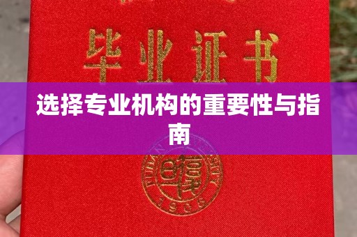 云霄选择专业机构的重要性与指南