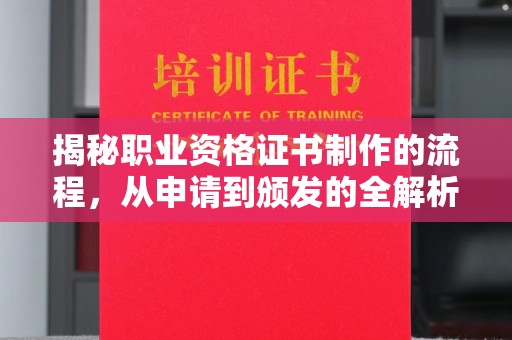 云霄揭秘职业资格证书制作的流程，从申请到颁发的全解析