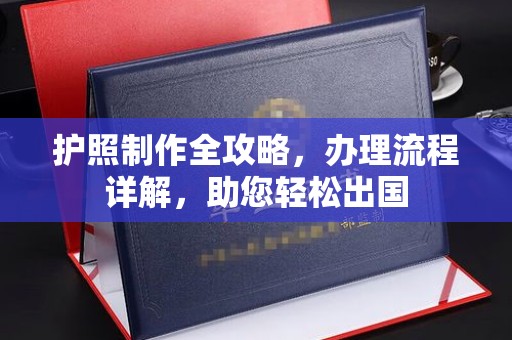 云霄护照制作全攻略，办理流程详解，助您轻松出国