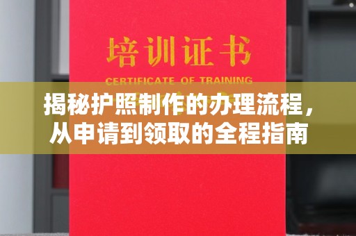 云霄揭秘护照制作的办理流程，从申请到领取的全程指南