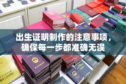 云霄出生证明制作的注意事项，确保每一步都准确无误