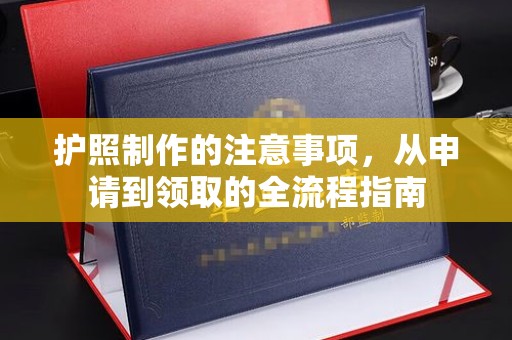 云霄护照制作的注意事项，从申请到领取的全流程指南