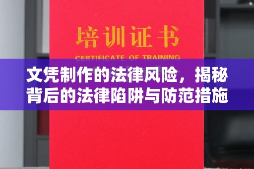 云霄文凭制作的法律风险，揭秘背后的法律陷阱与防范措施